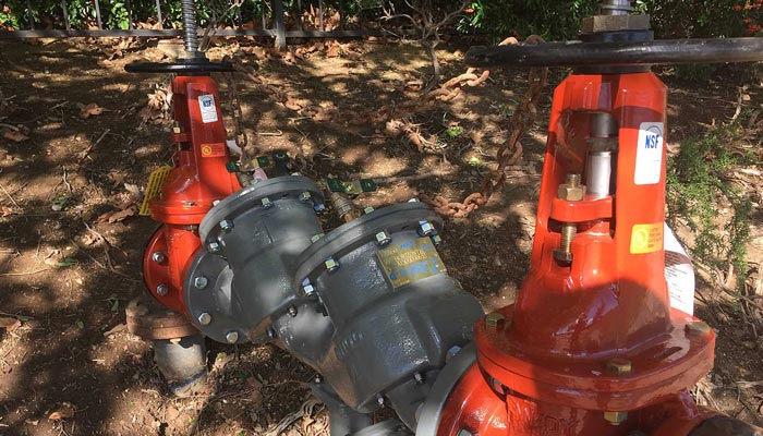 A Four Inch RP Backflow, North Napa