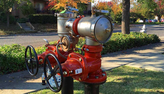 A Four Inch RP Backflow, Central Napa